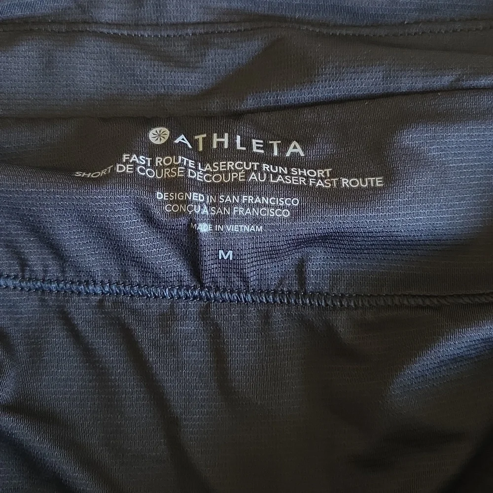 Athleta Women's Black Fast Route Short - Picture 2 of 2